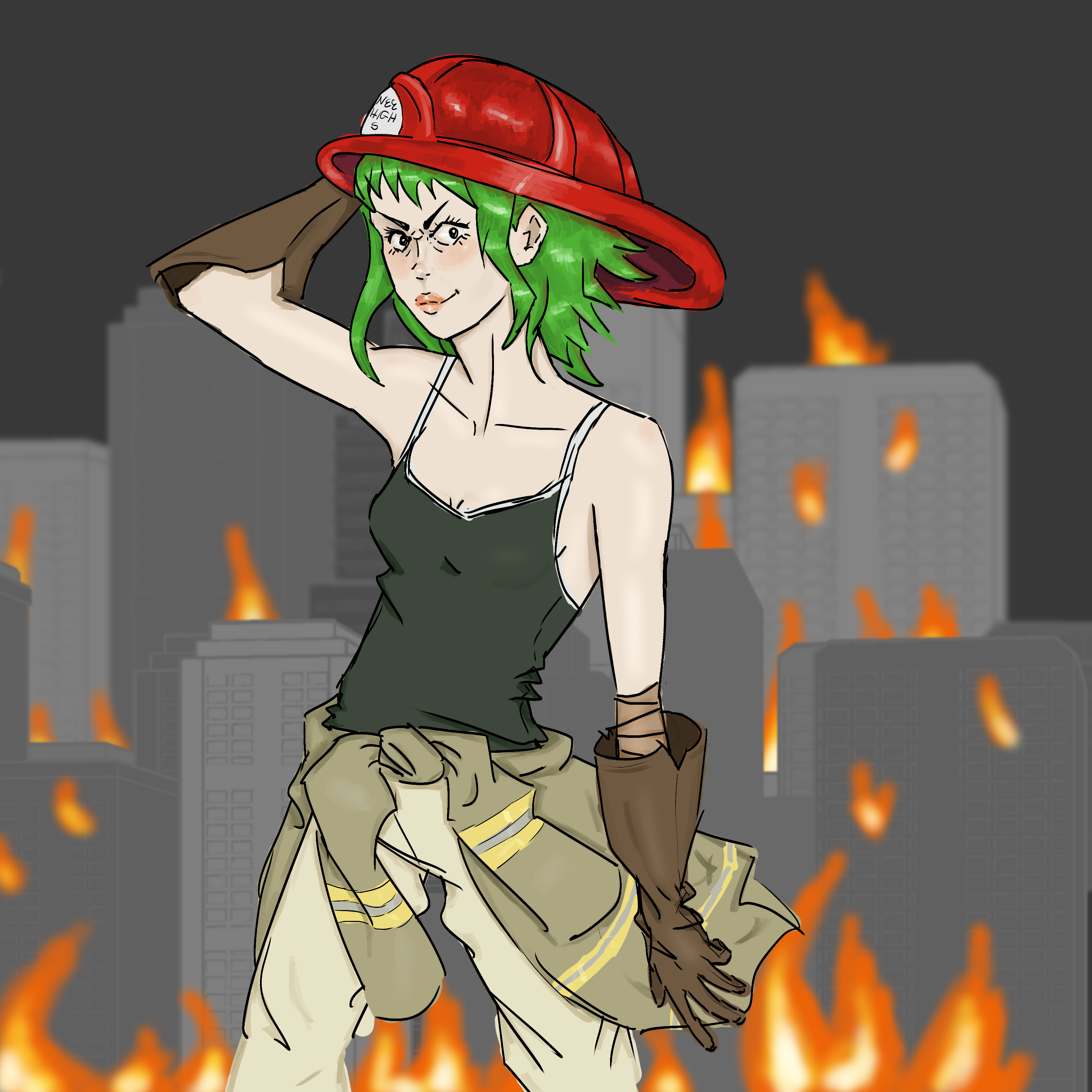 Drawing of Gumi from Wildfire